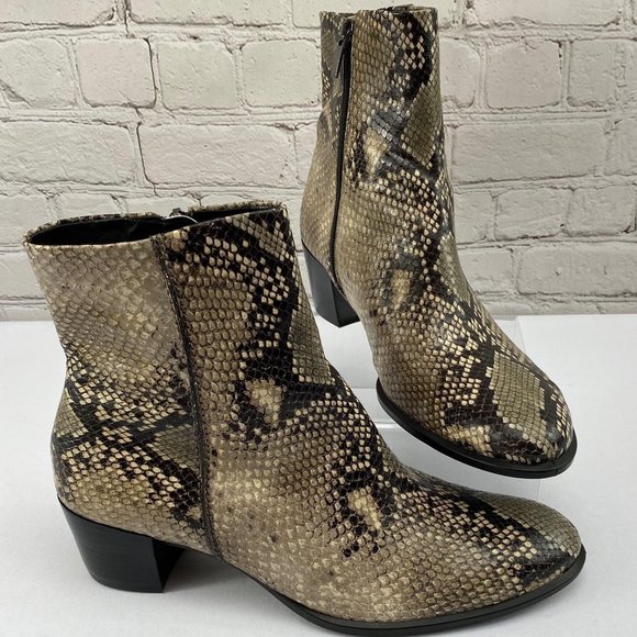 ecco snakeskin boots